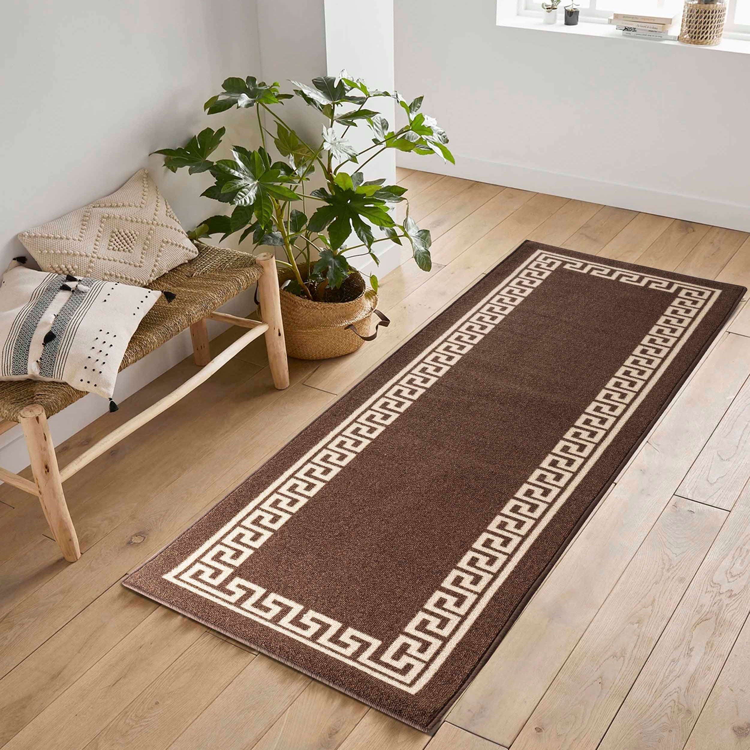 Havana Greek Key Runners Mat - 67x220 cm