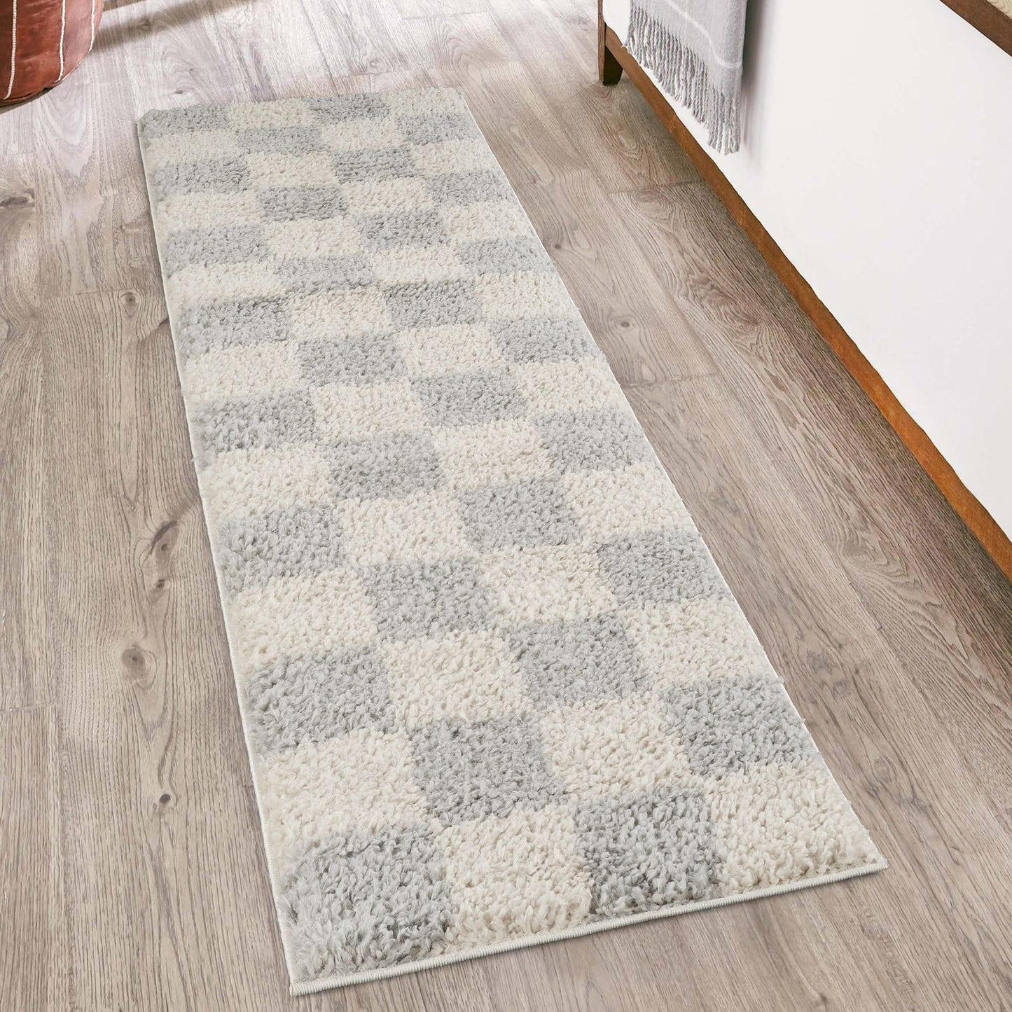 Chester Checkerboard Rug - Jade