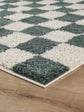 Chester Checkerboard Rug - Jade