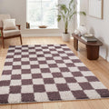 Chester Checkerboard Rug - Lilac