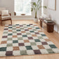 Chester Checkerboard Rug - Jade
