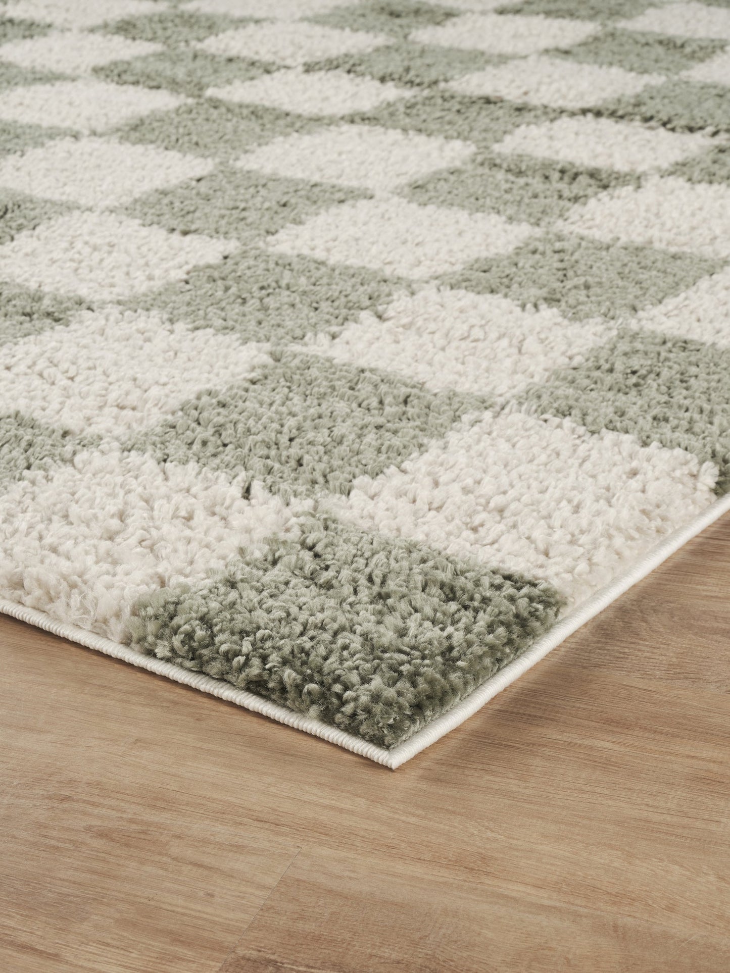 Chester Checkerboard Rug - Jade