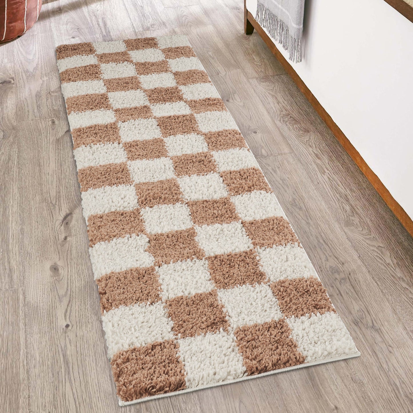 Chester Checkerboard Rug - Jade