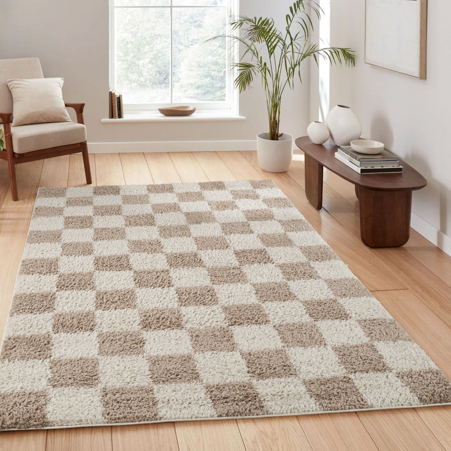 Chester Checkerboard Rug - Jade
