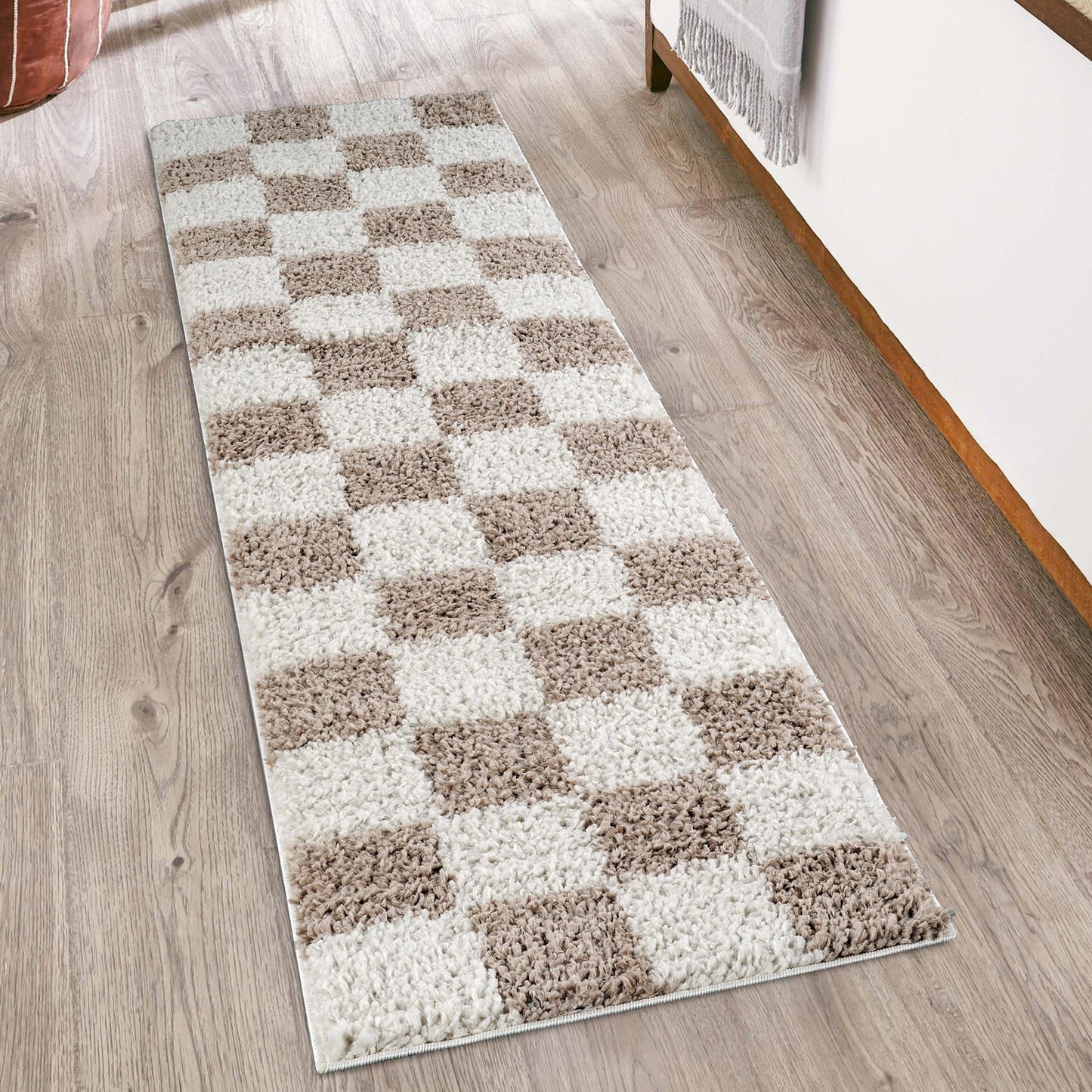 Chester Checkerboard Rug - Jade