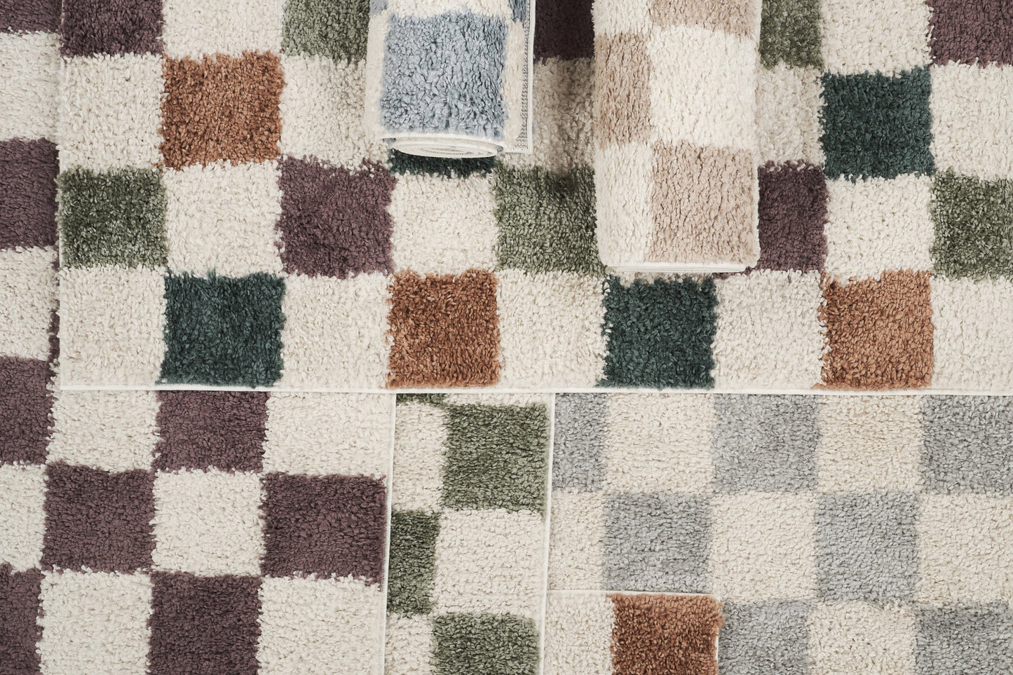 Chester Checkerboard Rug - Jade
