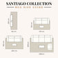 Santiago Carved Abstract Rug - Tile Beige