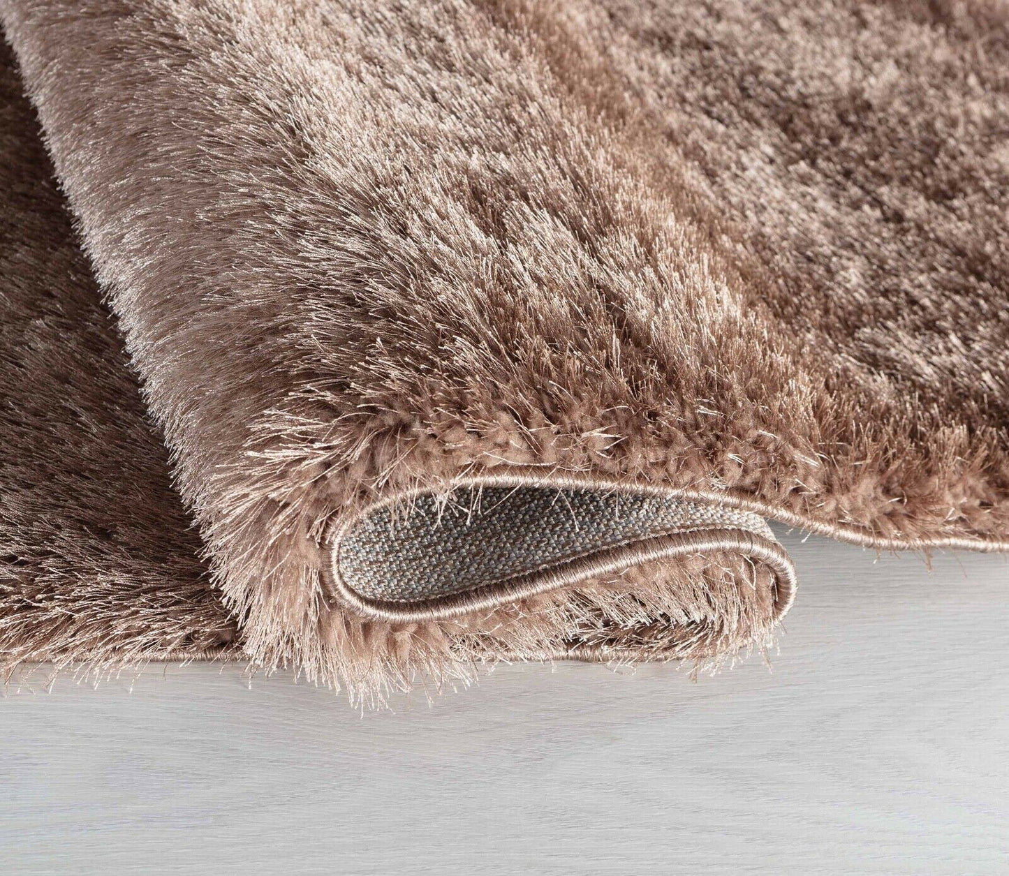 California Plain Shaggy Rug - Bronze