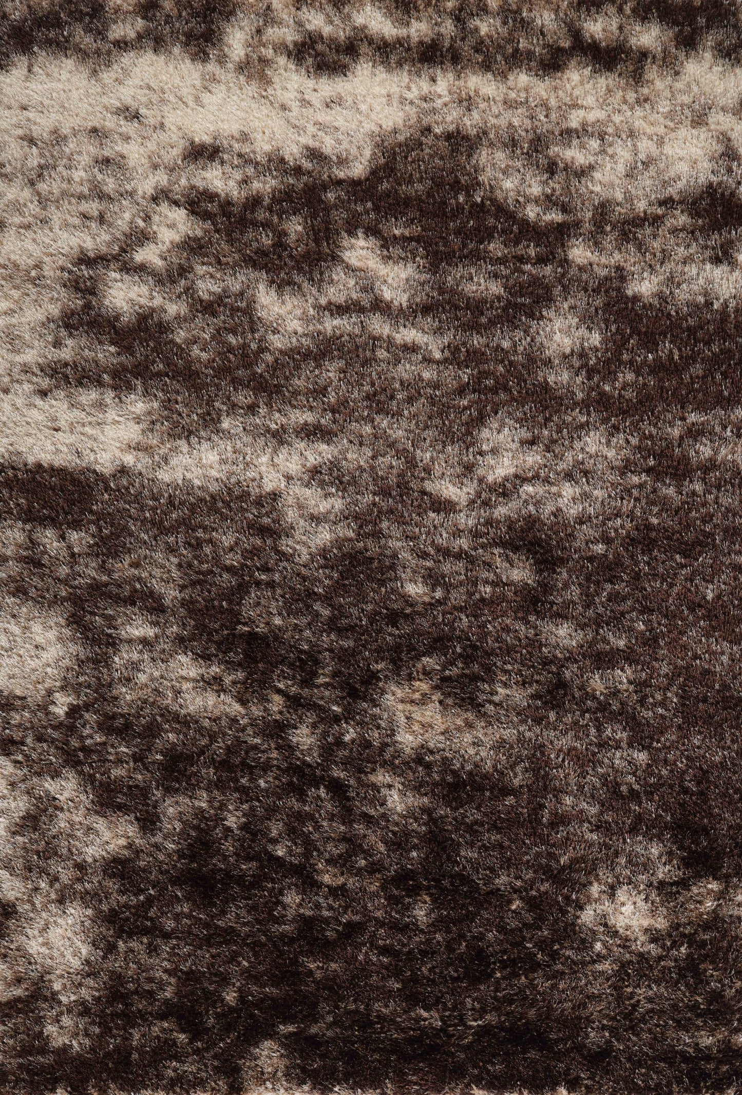 California Hand-Carved Shaggy Rug - Two Tone Bronze