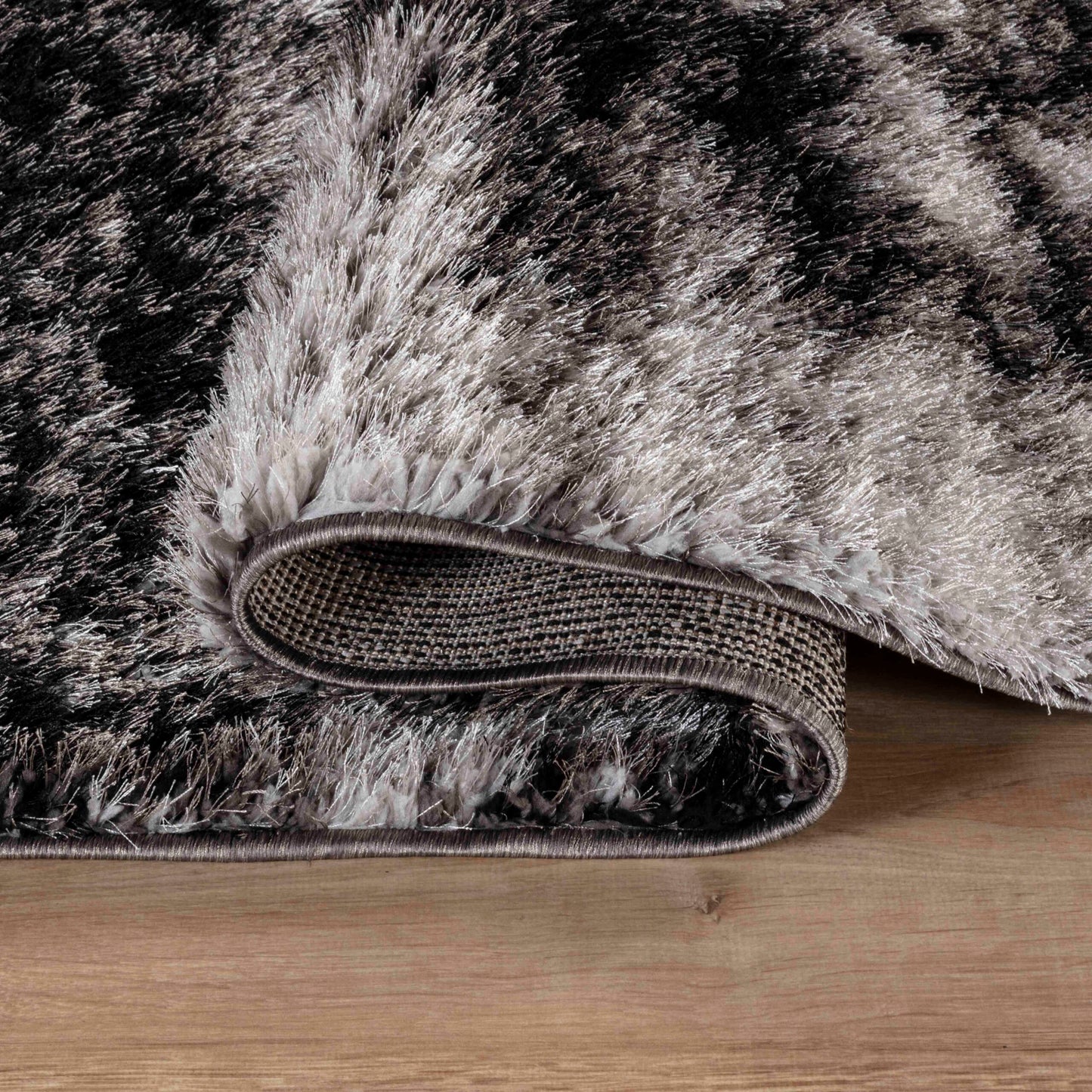 California Hand-Carved Shaggy Rug - Two Tone Bronze