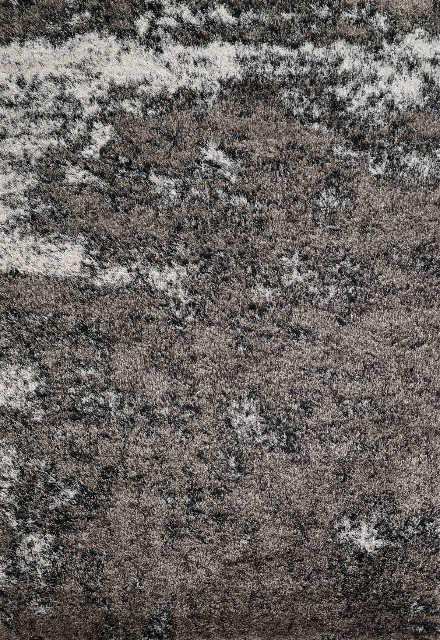California Hand-Carved Shaggy Rug - Two Tone Bronze