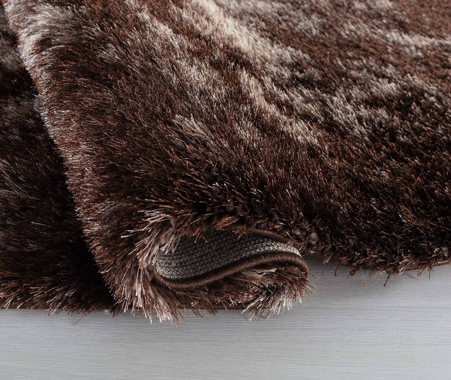 California Two-Tone Shaggy Rug - Bronze