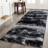 California Two-Tone Shaggy Rug - Dark Grey