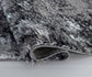 California Two-Tone Shaggy Rug - Silver