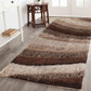 California Hand-Carved Shaggy Rug - Waves Bronze