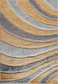 California Waves Shaggy Rug - Ochre