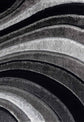 California Hand-Carved Shaggy Rug - Waves Bronze