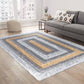 California Bordered Shaggy Rug - Ochre
