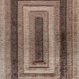 California Bordered Shaggy Rug - Bronze