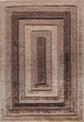 California Bordered Shaggy Rug - Bronze