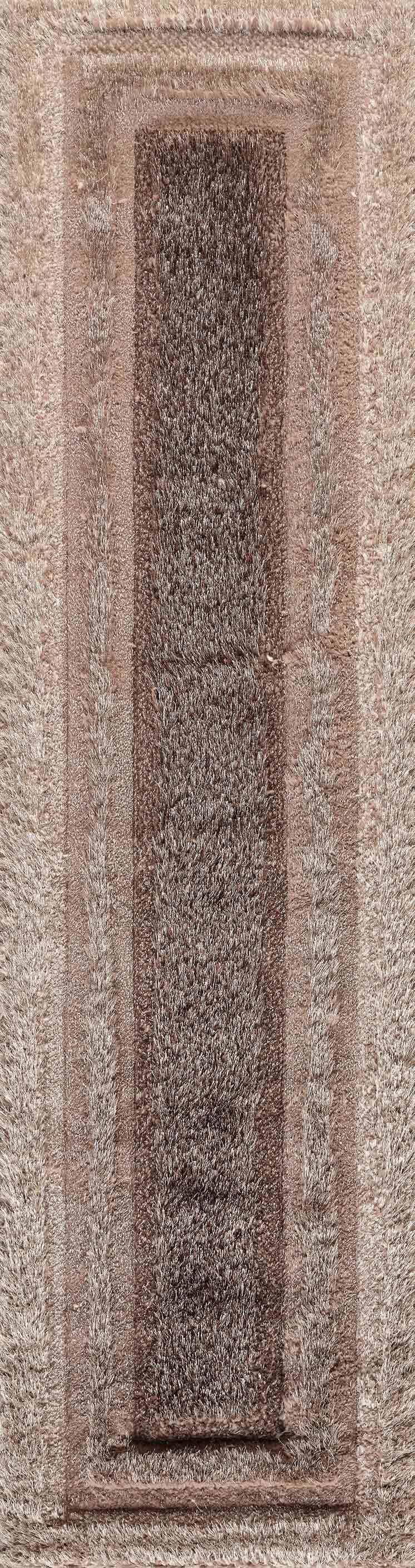 California Bordered Shaggy Rug - Bronze