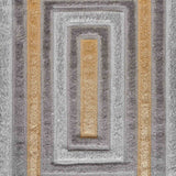 California Bordered Shaggy Rug - Ochre