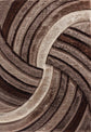 California Swirl Shaggy Rug - Bronze