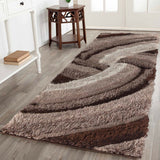 California Swirl Shaggy - Runners - 60x220 cm