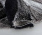 California Swirl Shaggy Rug - Grey