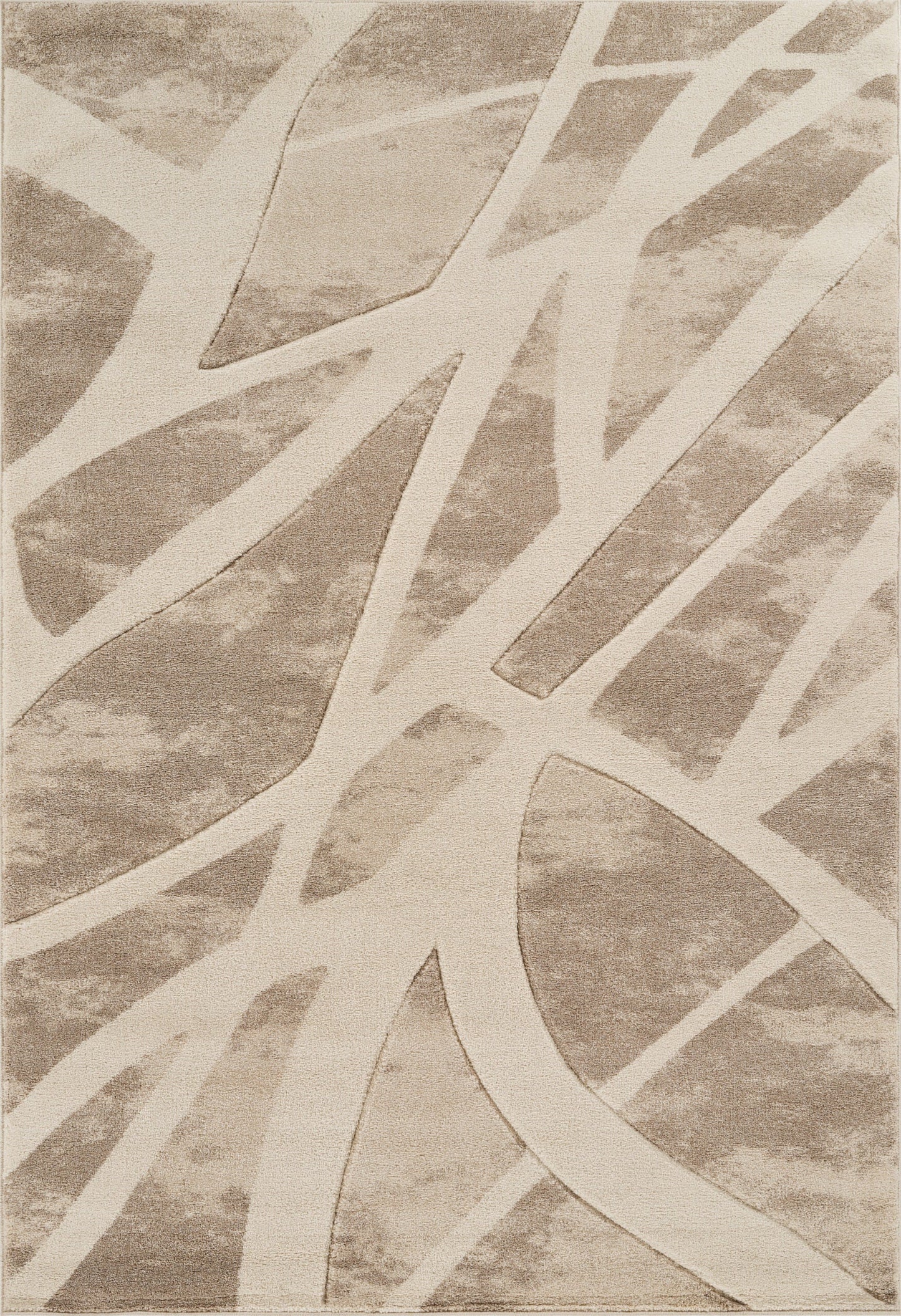 Santiago Carved Abstract Rug - Dynamic Grey