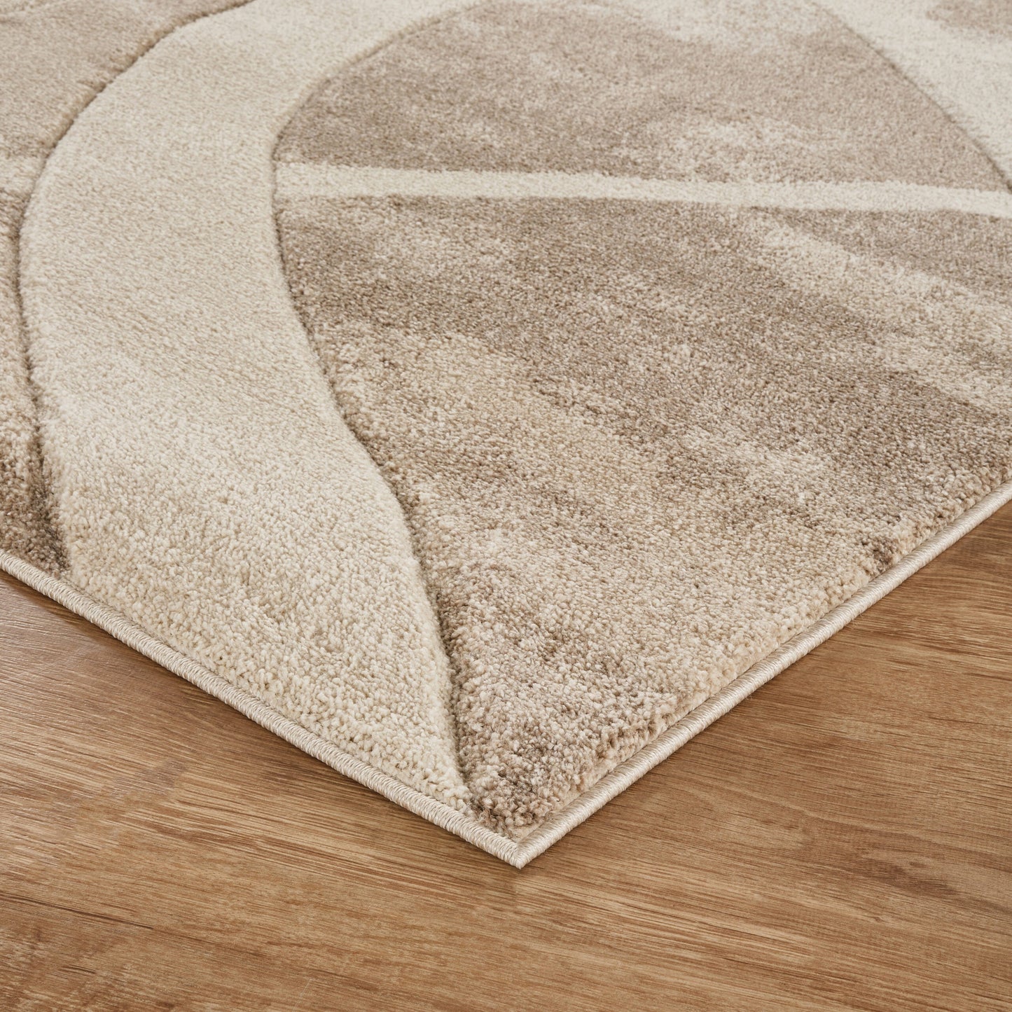 Santiago Carved Abstract Rug - Dynamic Grey