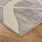 Santiago Carved Abstract Rug - Dynamic Grey