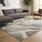 Santiago Carved Abstract Rug - Dynamic Grey