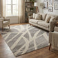 Santiago Carved Abstract Rug - Dynamic Grey