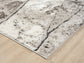 Eleanor Embossed Abstract Rug - Slate Mocha