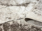 Eleanor Embossed Abstract Rug - Slate Mocha