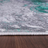 Emperor Onyx Abstract Rugs  - Aqua