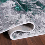 Emperor Onyx Abstract Rugs  - Aqua