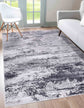 Emperor Onyx Abstract Rugs - Silver