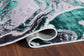 Emperor Solarius Abstract Rugs  - Aqua
