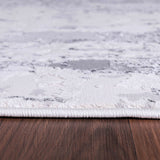 Emperor Styra Abstract Rugs - Silver