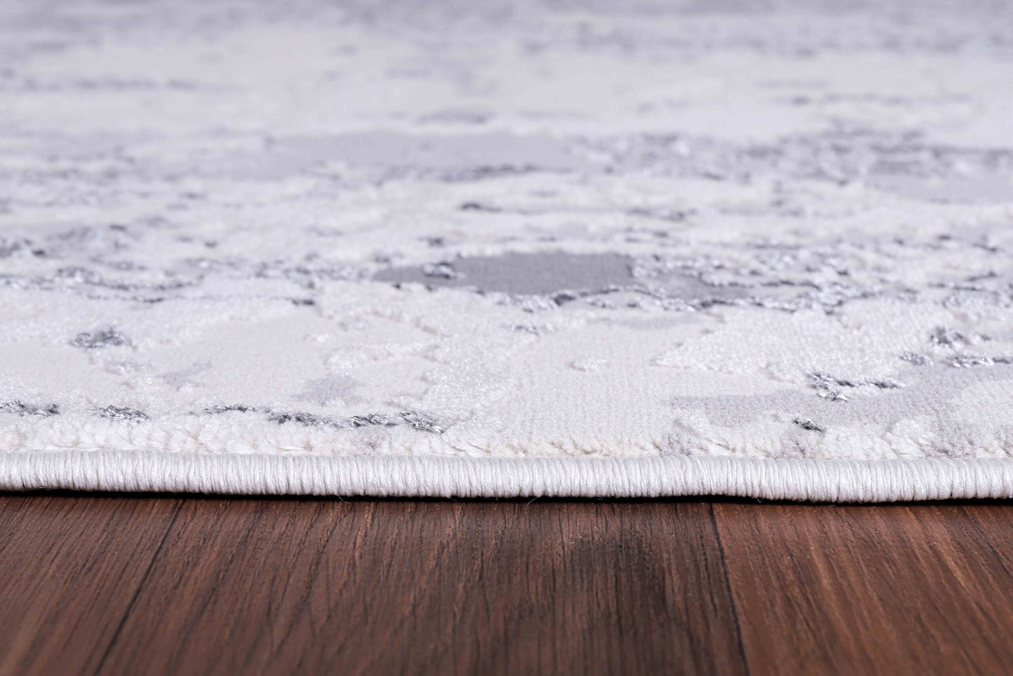Emperor Styra Abstract Rugs - Silver