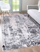 Emperor Styra Abstract Rugs - Silver