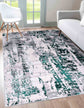 Emperor Styra Abstract Rugs  - Aqua