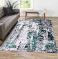 Emperor Styra Abstract Rugs  - Aqua
