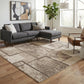 Rhodes Neutral Geometric Rug - Enigma Sage