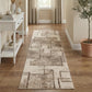 Rhodes Neutral Geometric Rug - Enigma Sage
