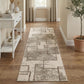 Rhodes Neutral Geometric Rug - Enigma Sage