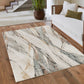 Essence Aura textured abstract rug, in a room setting 3