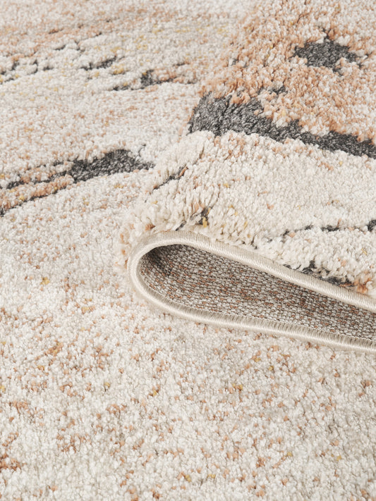 Essence Textured Abstract Rug - Lava